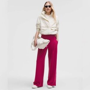 Lululemon Align Palazzo Pant Regular Magenta Smoke size 14 inseam 32” tall